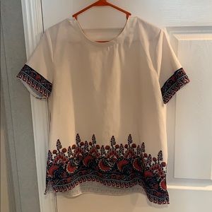 Loft Short sleeved floral shirt